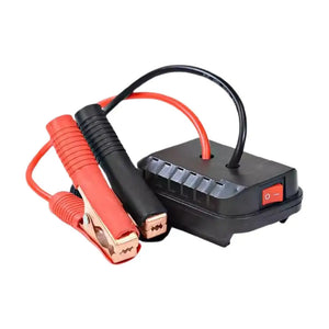 aptador de Carga de Bateria de Lítio para Carro, Clipe de Carregador, Acendedor de Auto, Iniciador de Emergência para Makita, Adaptador de Cabo de Reforço, Ferramentas de Emergência DIYAd