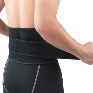 Cinta de Suporte para Costas Tcare Sport Ajustável Cinta de Suporte Lombar com Alças Duplas Respiráveis Alívio da Dor na Parte Inferior das Costas na Academia Unissex
