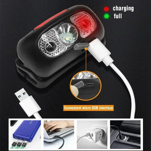 Lanterna de Cabeça LED Poderosa IPX4 à Prova d'Água Lanterna de Emergência 250LM Lanterna de Cabeça LED XPE 500mAh para Pesca, Camping e Caminhadas ao Ar Livre