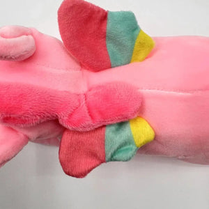 Pônei de Pelúcia Kawaii 25/50cm Brinquedos de Pelúcia Macios e Abraçáveis, Animais Acompanhantes, Presentes de Aniversário para Meninas