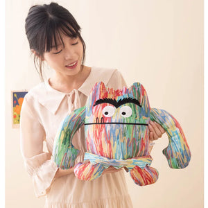 O Monstro das Cores Pelúcia Brinquedo Favor de Festa Decoração Crianças Bebê Almofada de Conforto Brinquedos de Pelúcia para Crianças Presentes Bonitos 15-35cm
