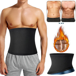 Men's Abdominal Reducer Sauna Body Shaper Fitness Waist Trimmer Waist Trainer Belly Shaping Waist Trainer Corset