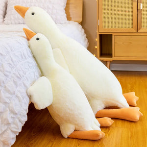 Quente 50/90/130CM Ganso Engraçado de Pelúcia Almofada de Pato Macio Travesseiro de Sofá Almofada Presente de Aniversário para Crianças e Namorada Brinquedo