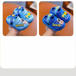 Sapatos  Crianças  Sandálias de Bebê de Cartoon com Solado Macio – Sandálias Infantis Ultra-Leves e Antiderrapantes com Ponta Fechada para Meninos e Meninas na Praia