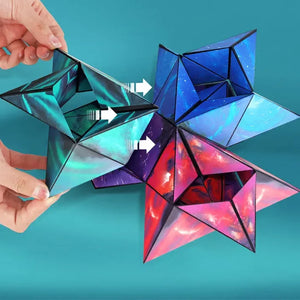 Variedade Geométrica Cubo Mágico Magnético Anti Estresse 3D Cubo de Quebra-Cabeça de Mão para Crianças Aliviador de Estresse Brinquedo Fidget