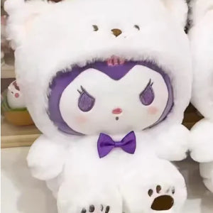 Pelúcia Sanrio Kawaii Sanrio Kuromi My Melody Cinnamoroll Brinquedos Almofada Anime Cartoon Presentes para Crianças Decoração de Quarto Bonecos.**