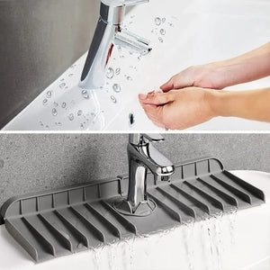 Tapete de Silicone para Torneira, Suporte para Esponja de Sabão, Tapete de Secagem para Pia de Cozinha, Protetor de Splash para Pia de Cozinha, Almofada de Drenagem