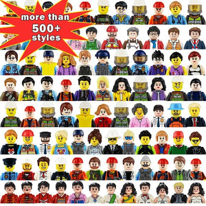 Series of People Professional Building Blocks Mini 3D Figure Kids DIY Toys Boys and Girls Classic Christmas Gift JM227