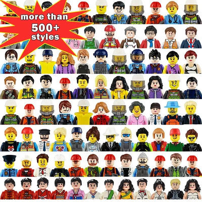 Series of People Professional Building Blocks Mini 3D Figure Kids DIY Toys Boys and Girls Classic Christmas Gift JM227