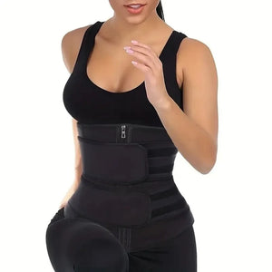 1pc Cinturão Modelador de Cintura Emagrecedor Cinta de Fitness Perda de Peso Queima de Gordura Cinta Esportiva Redutora de Suor Treino Modelador