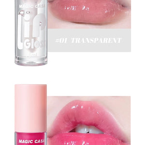 MAGIC CASA 6pcs/conjunto Pequena garrafa Óleo Labial Hidratante de Gel longa duração Hidratante suave brilhante Líquido Hidratante Labial