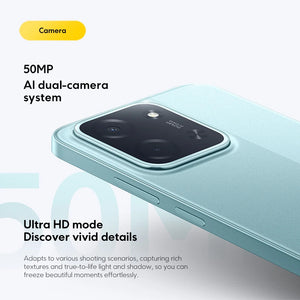 Smartphone POCO C85 Versão Global 6,9" display Dot Drop bateria de 6000mAh Câmera de 50MP 33W Helio G81-Ultra NFC