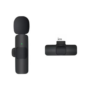 Microfone Lavalier Sem Fio Mini Tipo-C com Redução de Ruído Para Gravação em Android/iPhone, Transmissão ao Vivo, Entrevistas