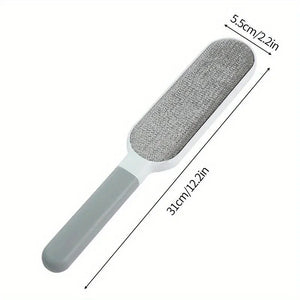 Removedor de Pelos de Animais de Dupla Face, Escova Adesiva Eletrostática Manual, para Gato, Roupas, Sofá, Móveis, Limpeza de Tapetes