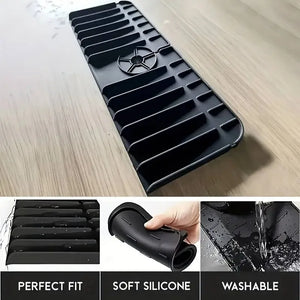 Tapete de Silicone para Torneira, Suporte para Esponja de Sabão, Tapete de Secagem para Pia de Cozinha, Protetor de Splash para Pia de Cozinha, Almofada de Drenagem