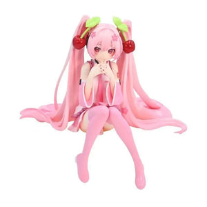 Hatsune Miku Anime Figure Collectible Doll PVC Statue Desktop Decoration Gift for Girls Otaku Cosplay Fans Kawaii Cute Japanese