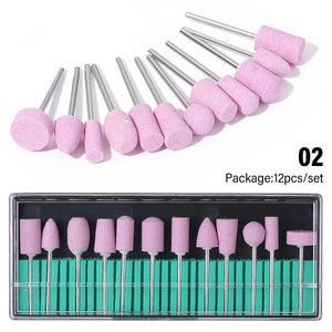 LINMANDA Kit de Broca Elétrica 6 em 1 Removedor Polidor Manicure Lixa de Unha Portátil Ferramenta de Caneta para Broca de Unha