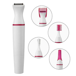 Conjunto 5 em 1 Epilador para Mulheres, Aparador de Sobrancelhas Feminino, Depilador de Senhora, Máquina de Depilação, Depilador Facial, Ferramenta Depilatória para Biquíni