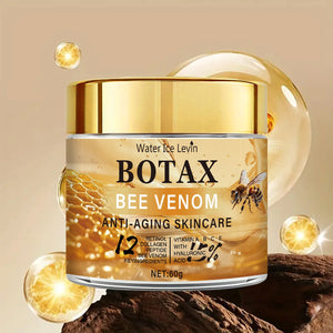 Creme de Veneno de Abelha "Botax" - Tratamento de Rugas Profundas, Rejuvenescimento da Pele e Ação Firmadora com Água de Colágeno Ice Levin. 60g.