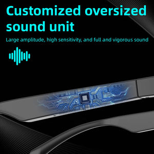 NOVOS Óculos Inteligentes V5.3 Chamada Bluetooth Fones de Ouvido de Alta Qualidade Óculos de Sol para Esportes ao Ar Livre Anti-toque UV Reprodutor de Música para Homens e Mulheres