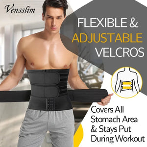Cintura Vensslim para Homens, Cintura de Neoprene Sauna, Cintura Emagrecedora, Modelador de Abdômen, Corpete para Perda de Peso, Cinta de Compressão para Barriga