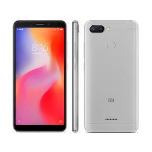 Global Rom Original Xiaomi Redmi 6 4GB 64GB 3000mAh celular googleplay Impressão digital Octa-core 6.6 polegadas 4G Smartphone telefone usado