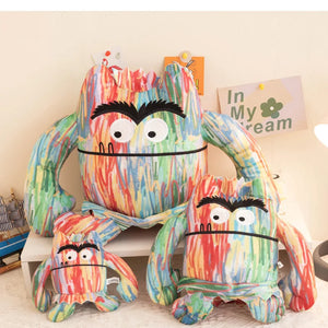 O Monstro das Cores Pelúcia Brinquedo Favor de Festa Decoração Crianças Bebê Almofada de Conforto Brinquedos de Pelúcia para Crianças Presentes Bonitos 15-35cm