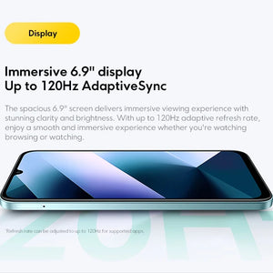 Smartphone POCO C85 Versão Global 6,9" display Dot Drop bateria de 6000mAh Câmera de 50MP 33W Helio G81-Ultra NFC