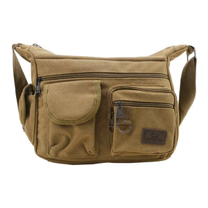 Bolsas de Ombro de Lona para Homens, Tote Casual, Bolsa de Viagem para Homens, Bolsa Transversal de Luxo, Bolsas Mensageiro de Moda, Bolsa de Alta Qualidade