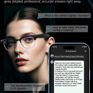 2026 New Upgrade Smart Glasses AI  Camera Photo Recognition Bluetooth Call Translation Video Recording Voice Sunglasses for Men