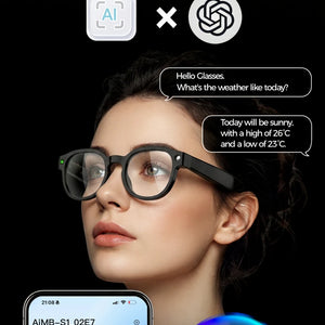 Óculos Inteligentes Xiaomi AI 4K HD Lente Fotocromática Câmera Óculos Chamadas Bluetooth Reprodutor de Música Assistente de Voz Tradução Vídeo