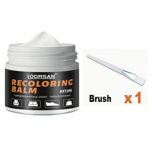 Novo Restaurador de Bordas Brancas para Calçados 35g - Creme Profissional para Reparação de Calçados para Tênis, Botas, Couro, Aplicação Fácil de Cor