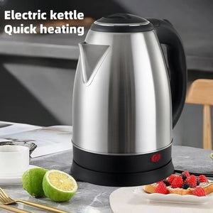 Chaleira Elétrica de Aço Inoxidável de Grau Alimentício de 2L, Aquecedor de Água Quente de Rápido Aquecimento, Bule Multiuso para Café, Bebidas de Uso Diário