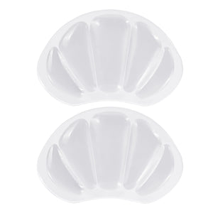 Almofadas Transparentes de Silicone para Calcanhar e Antepé, Inserções Confortáveis e Leves para Saltos Altos e Tênis Unissex