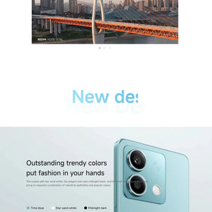 5G Smartphone Global Rom Original Xiaomi Redmi Note 13 256GB Dimensity 6080 Ultra 140Hz LCD Display 64MP Triple Camera 5000mAh