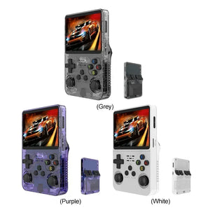 Console de Jogos Portátil Retro R36S - Tela IPS de 3,5 Polegadas, 64GB/128GB/256GB, Dispositivo de Jogos Portátil com Jogos Embutidos