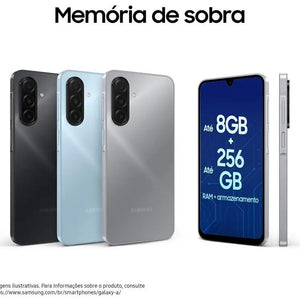 Smartphone Samsung Galaxy A17 256 GB, 4GB RAM, Preto, 6,7", Câmera Tripla + Selfie de 13MP
