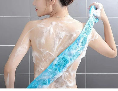 Esponja Corporal, Escovas de Silicone, Toalhas de Banho, Esfoliador, Cinta de Ma