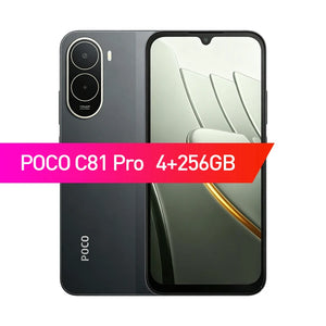 Smartphone POCO C81 Pro Versão Global 6,9 polegadas Display 120Hz Bateria de 6000mAh UNISOC T7250 Octa-core HyperOS 3 2026 Telefone Móvel
