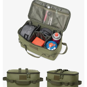 Bolsa de Armazenamento para Tanque de Gás para Camping ao Ar Livre, Grande Capacidade, Bolsa de Ferramentas com Estaca para o Solo, Bolsa para Lata de Gás, Conjunto de Utensílios de Cozinha para Piquenique
