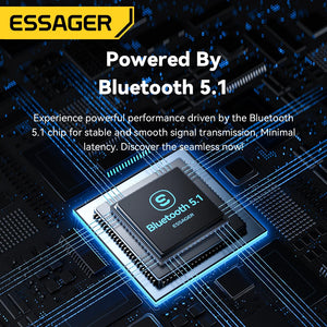 Essager 2-em-1 Receptor Transmissor de Áudio Bluetooth Sem Fio Bluetooth 5.1 Adaptador de Áudio AUX 3,5mm Estéreo para Fones de Ouvido TV Carro