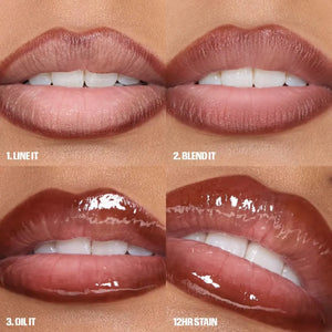 Velvet Brown Lip Liner Pencil Nude Matte Waterproof Non-stick Cup Cherry Red Lip Liner Lip Contour Pen Lipstick Makeup For Woman