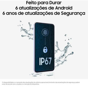 Smartphone Samsung Galaxy A36 128GB 5G 6GB RAM Preto 6,7" Câmera Tripla + 12MP Selfie