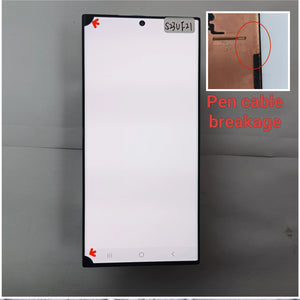 O S23Ultra original tem defeitos, funciona bem e pode ser usado para substituir os displays dos componentes S9180, S918D e S918U.
