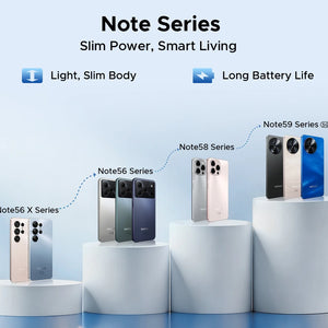 Telefone Móvel DOOGEE Note56 X PRO 5G Corpo Slim de 8,45mm Bateria de 6150mAh Assistente de IA Gemini Widevine L1 Android 16 Smartphone NFC