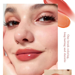 MAGIC CASA 6pcs/conjunto Pequena garrafa Óleo Labial Hidratante de Gel longa duração Hidratante suave brilhante Líquido Hidratante Labial