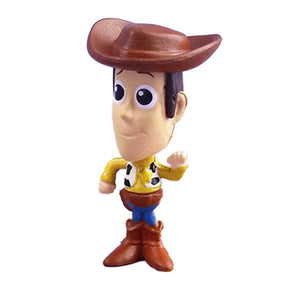 8Pçs Personagens Toy Story 4 Woody Buzz Lightyear Versão Q Boneco de Ação Brinquedo Infantil Mini Figurinha Decoração de Aniversário Anime Presente
