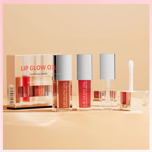 Conjunto de Óleo Labial Hidratante Jelly de Cristal Gloss Labial Volumizador Maquiagem Gloss Labial Sexy Óleo Iluminador Labial Tinta Volumizadora