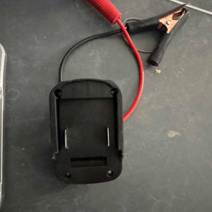 aptador de Carga de Bateria de Lítio para Carro, Clipe de Carregador, Acendedor de Auto, Iniciador de Emergência para Makita, Adaptador de Cabo de Reforço, Ferramentas de Emergência DIYAd