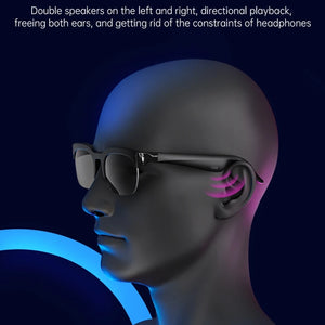 Novos Óculos de Sol Inteligentes Bluetooth Sem Fio Óculos Multifuncionais com Chamada Bluetooth Mãos Livres Proteção UV para Esportes ao Ar Livre